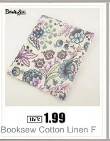 Booksew, хлопок, саржевая ткань, цветочный дизайн, 6 шт./лот, 40 см x 50 см, серая ткань, лоскутное шитье, сделай сам, Лоскутная кукла, ремесла, простыня на кровать