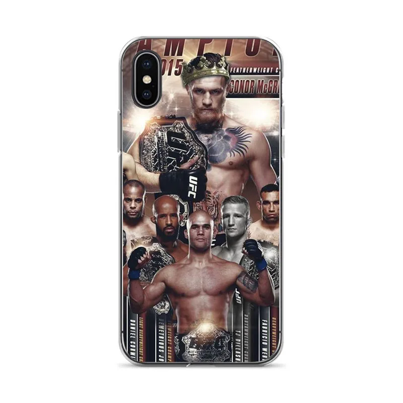 Чехол из ТПУ OUTMIX Конор Макгрегор для iPhone 8 plus XS max XR 7 6 6s 5 5S SE Coque Shell