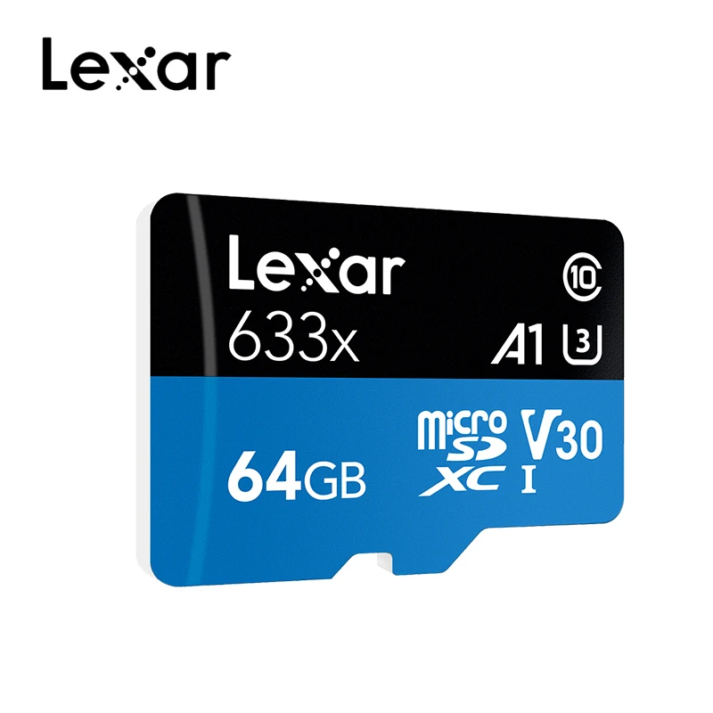 Карта micro sd Lexar 633x1000x32 Гб 64 128 ГБ 256 512 карта памяти Class 10 carte для 1080p full HD 3D и 4K