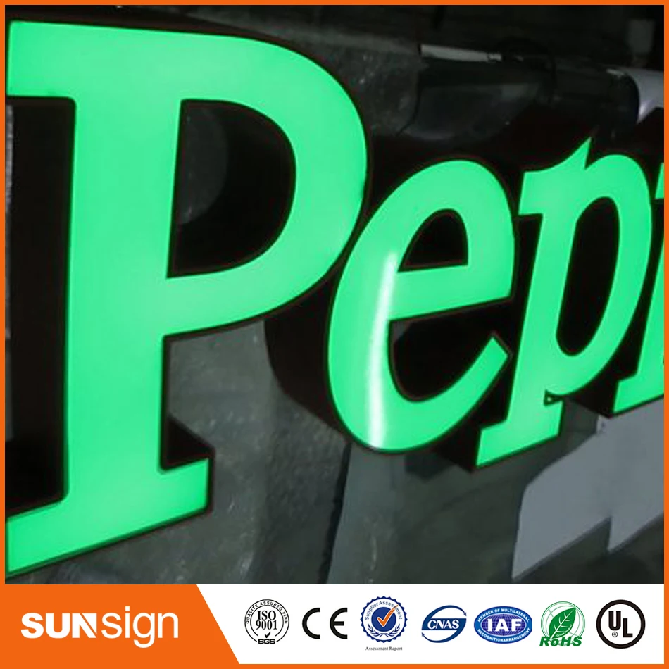 Outdoor waterproof LED light front electronic signs