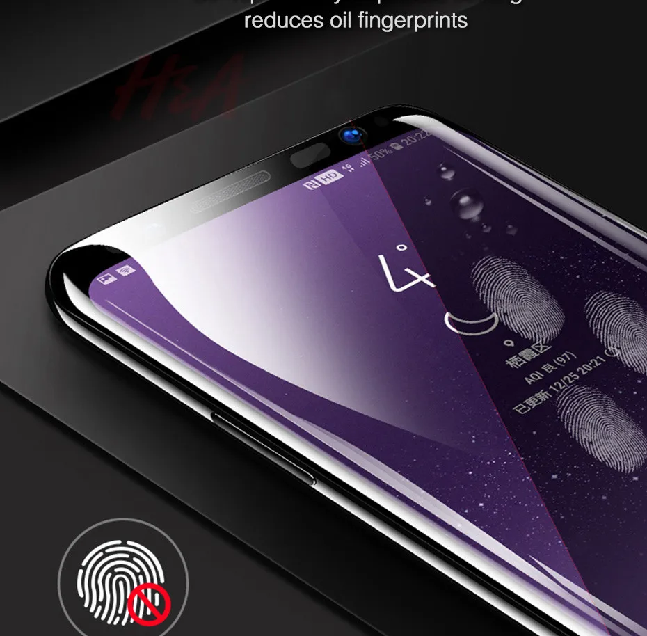 H& 25D полная изогнутый Экран протектор для samsung Galaxy S9 плюс S8 плюс Примечание 8 не закаленное Стекло для samsung S10 плюс S10E фильм