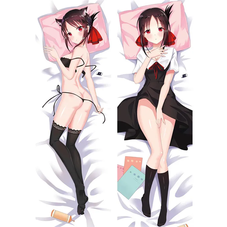 95035 Чехол для Kaguya-sama: Love Is War dakimakura, чехол для подушки Shinomiya Kaguya Fujiwara Chika hugging body - Цвет: 95035