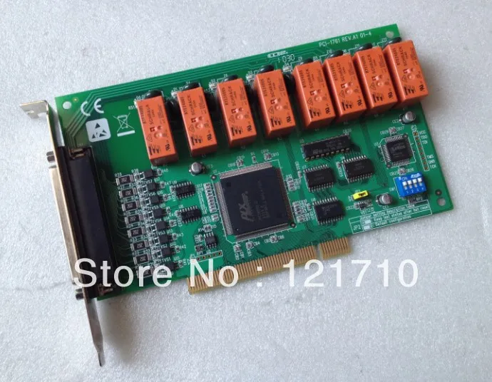 

PCI-1761 REV.A1 DAQ доска 8-канальный релейный привод и 8-канальный изолированный цифровой вход