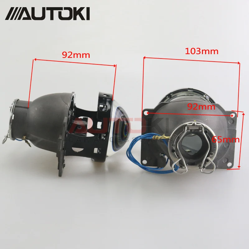 AUTOKI 3,0 ''Q5 H7 D2S HID ксенон/Галоген/светодиодный биксеноновый объектив проектора LHD RHD для стайлинга автомобилей налобный фонарь тюнинг модификация