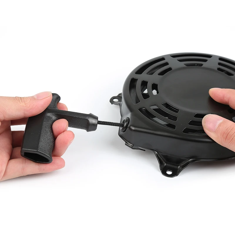 Черный автомобиль ручной стартер Starter 497680 ДЛЯ Briggs& Stratton двигатели автомобиля TORO ручной стартер двигатель