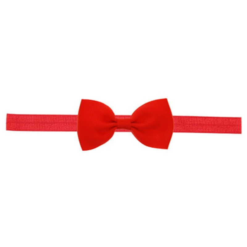 Новинка модные эластичные повязки для волос с бантом и лентой маленьких девочек