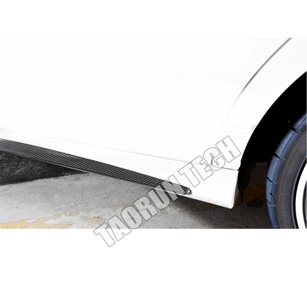 A45 добавить на Стиль углеродного волокна Боковая юбка крышка для Mercedes-Benz W176 A180 A200