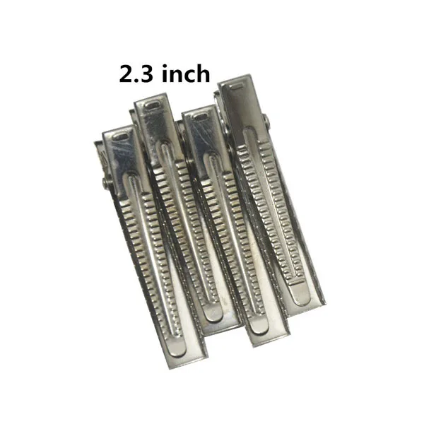 2.3inch 100 шт/лот 2 размера сплав аллигатора Шпилька заколка для волос для женщин/девушка аксессуары для волос высокое качество JZ09 - Цвет: 2.3inch