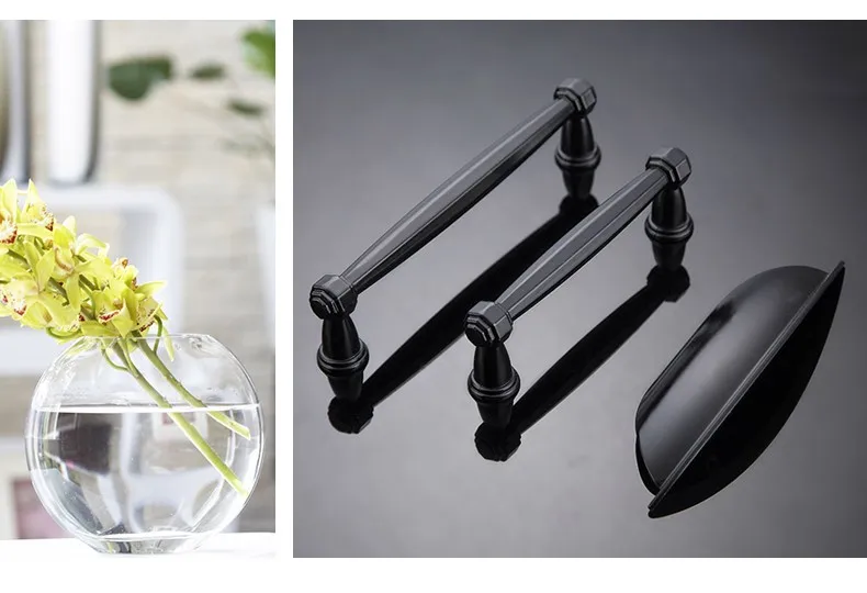 10 шт. современный лаконичный дизайн Стильные черные садовые выдвижные ящики из