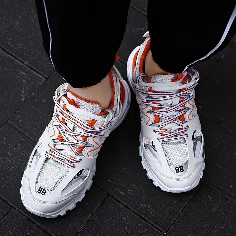 Официальные мужские кроссовки для бега дышащие тройные S 3 0 улицы папы