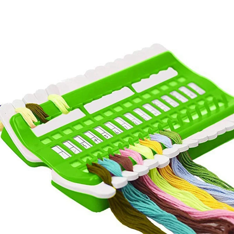 DIY портативная коробка для вышивки крестиком инструменты 30 отверстий органайзер