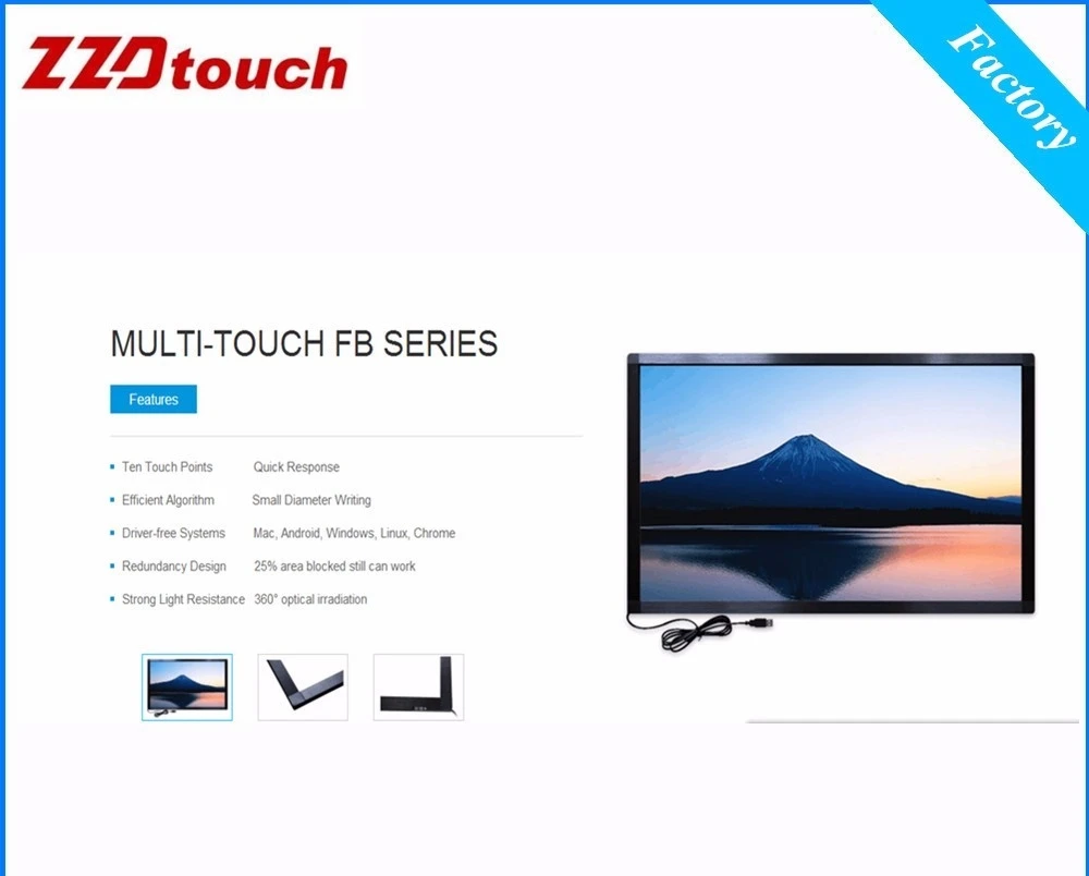 ZZDtouch 32 дюймов ИК сенсорная рамка 10 20 точек usb инфракрасный сенсорный экран панель сенсорный экран Накладка для сенсорного экрана монитор
