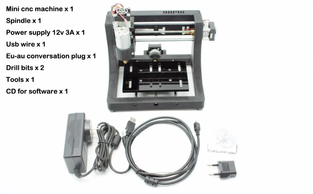 JEDI CNC1208 супер мини хобби машина 3 оси Pcb фрезерный станок деревянный минироутер