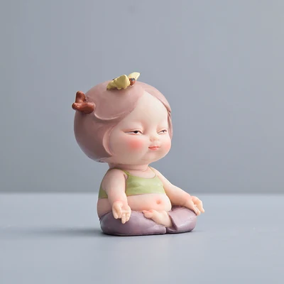 deer fairy Милая сказочная статуя эльфа, единорог, Сказочная фигурка животного, украшения для кукол, домашний декор, украшения, изделия из смолы, креативный подарок - Цвет: deer fairy