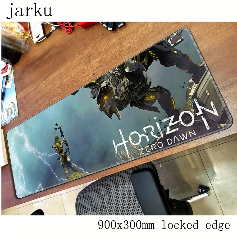 Коврик для мыши horizon zero dawn 900x300x3 мм игровой коврик большой подарок аксессуары