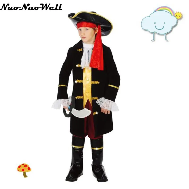 Детский карнавальный костюм на Хэллоуин вечерние костюмы пиратов Карибского