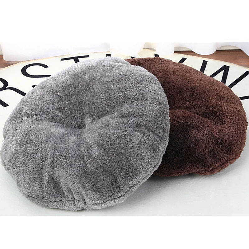 Small Dog Warming Sleep Basket Cat Teddy Chihuahua Winter Cage Soft Fleece Bed House with Removal Cushion Pillow | Дом и сад