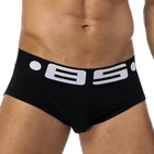 Трусы-брифы мужские сексуальные мужские плавки, брендовые дышащие Трусы-слипы, 4 цвета, B102