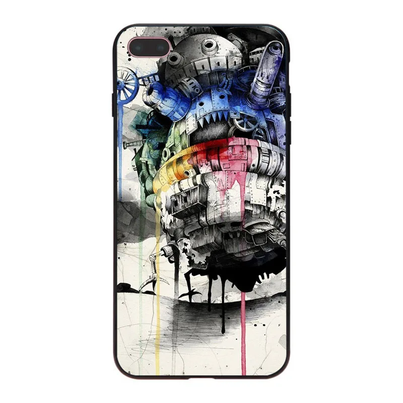 MaiYaCa аниме Howl's Howls Moving Castle милый чехол для телефона аксессуары iPhone 8 7 6 6S Plus X 10 5 5S