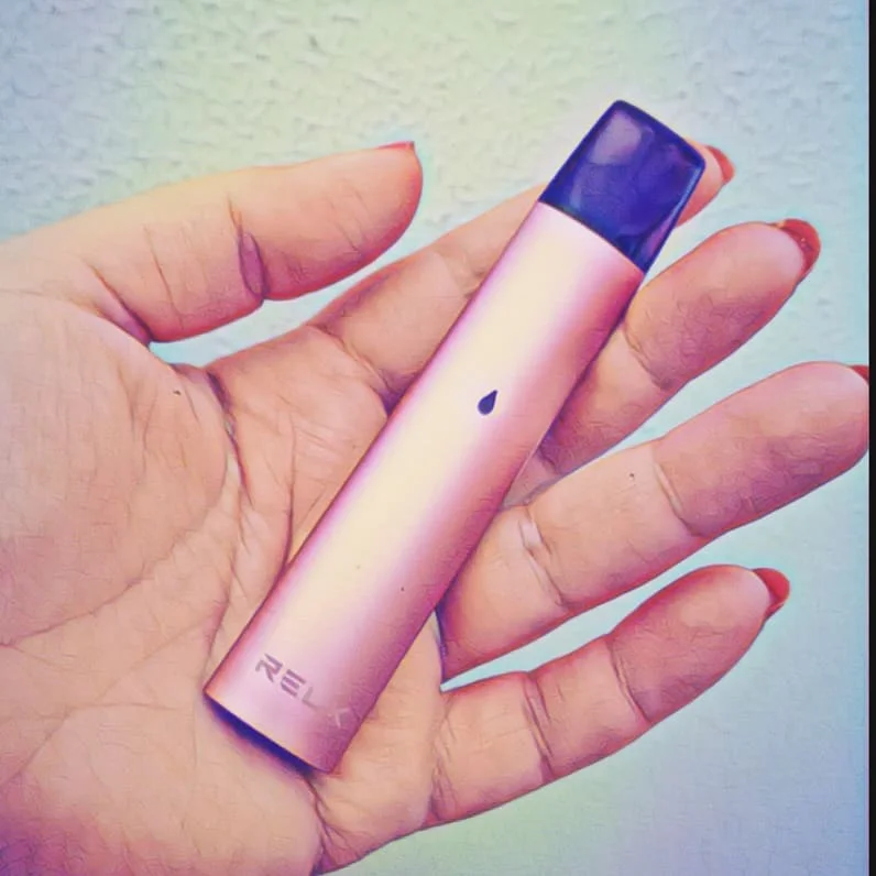 Relx Vape ручка стартер наборы Розовый Портативный 350 мАч Quick Charge сборка-в батарея