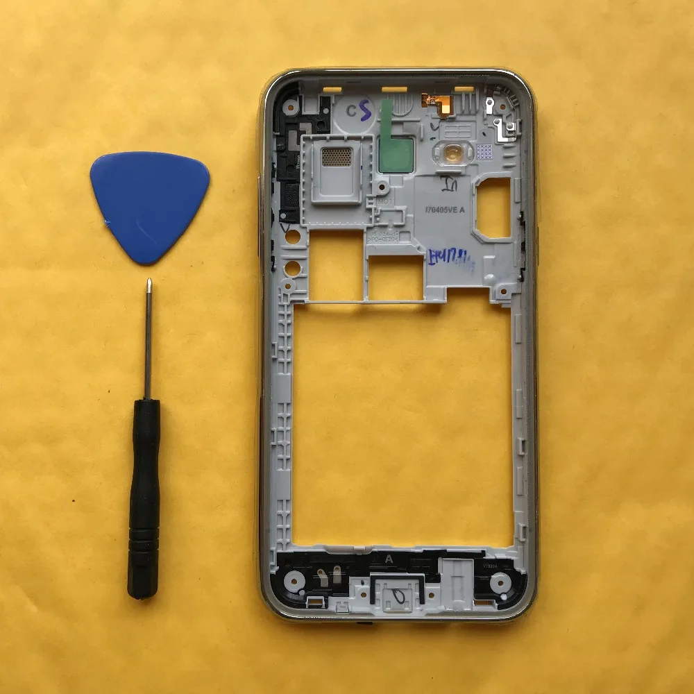 Original Middle Frame For Samsung Galaxy J5 2015 J500 J500F J500H J500M J500FN Phone Housing Cover With Tools | Мобильные телефоны