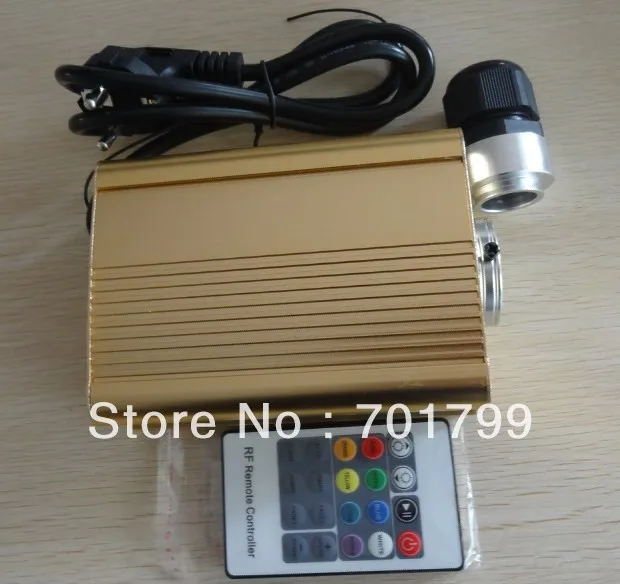 Светодиодная RGB волоконно-оптическая подсветка 16 Вт с пультом дистанционного