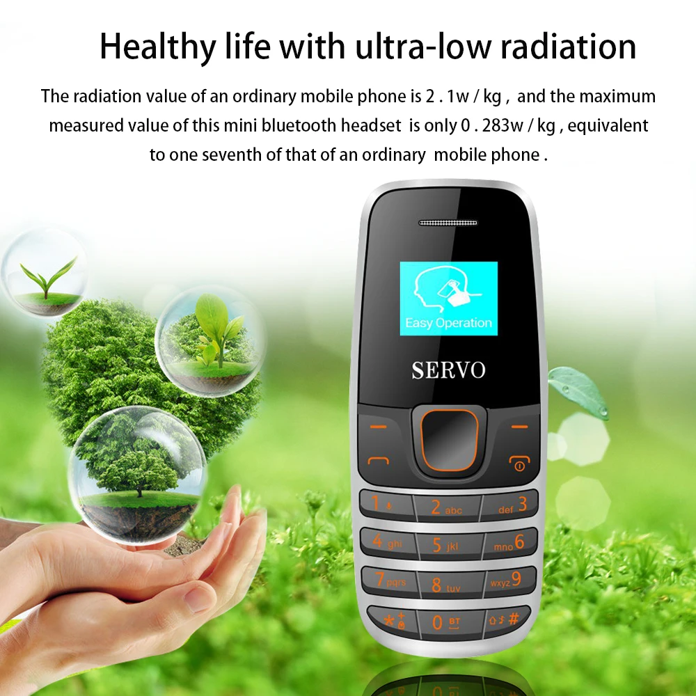 Оригинальный SERVO S09 телефон мини мобильные телефоны Bluetooth Dialer две sim карты