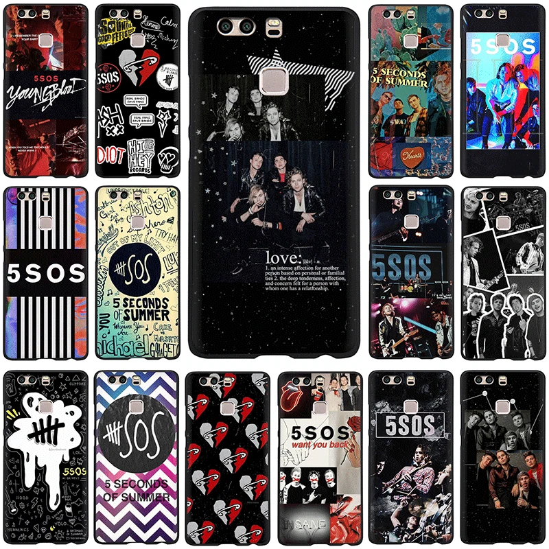 5 секунд лета 5SOS Мягкий ТПУ силиконовый чехол для телефона Huawei P8 P9 P10 P20 P30 Pro Lite Mini P