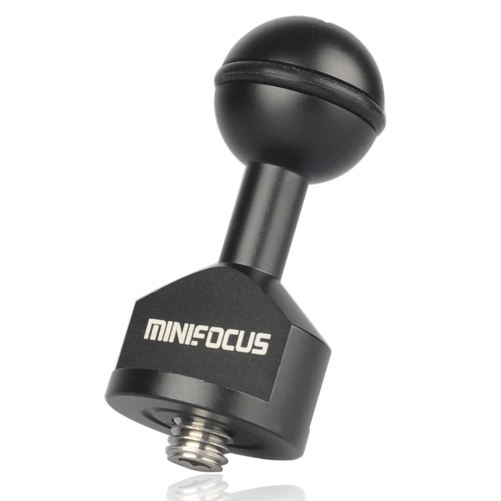 

Mount 1" Ball Adapter Base Connected to a 3/8"-16 Screw Threaded Post For Underwater Photography Arm System Diving Tray