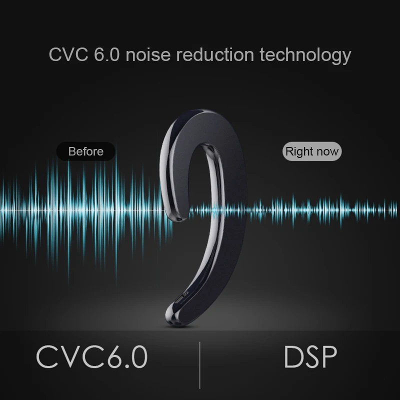 Оригинальный Amoi беспроводная гарнитура S9 с Bluetooth 4 1 CVC6.0 + DSP шумоподавление