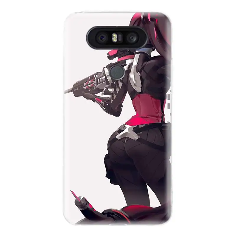 Overwatchs OW D. VA Мягкий ТПУ Fit чехол для телефона LG V40 G6 G7 Q6 Q8 Q7 G5 G4 V30 V20 V10 K8 K10 2018 2017 по
