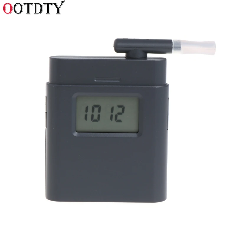 Цифровой алкотестер OOTDTY с ЖК дисплеем Алкотестер красной подсветкой и 5