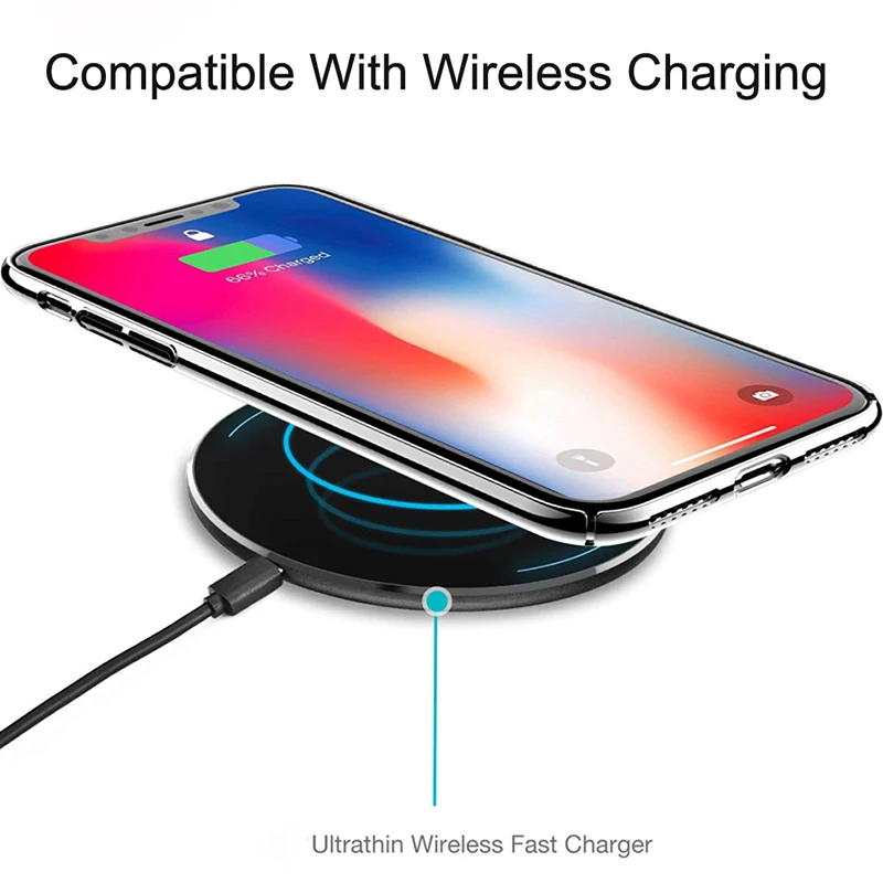 Чехол для iPhone X XS 8 7 6 s Plus Capinhas ультра тонкий мягкий из полиуретана силиконовый