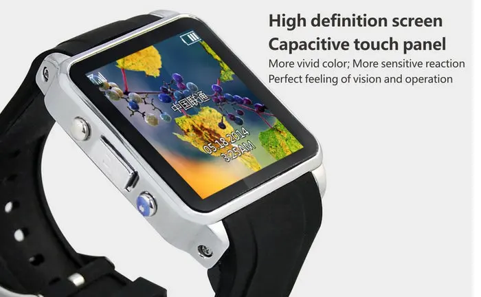 Умные часы Bluetooth с сенсорным экраном 1 54 дюйма водонепроницаемые поддержка Micro SIM
