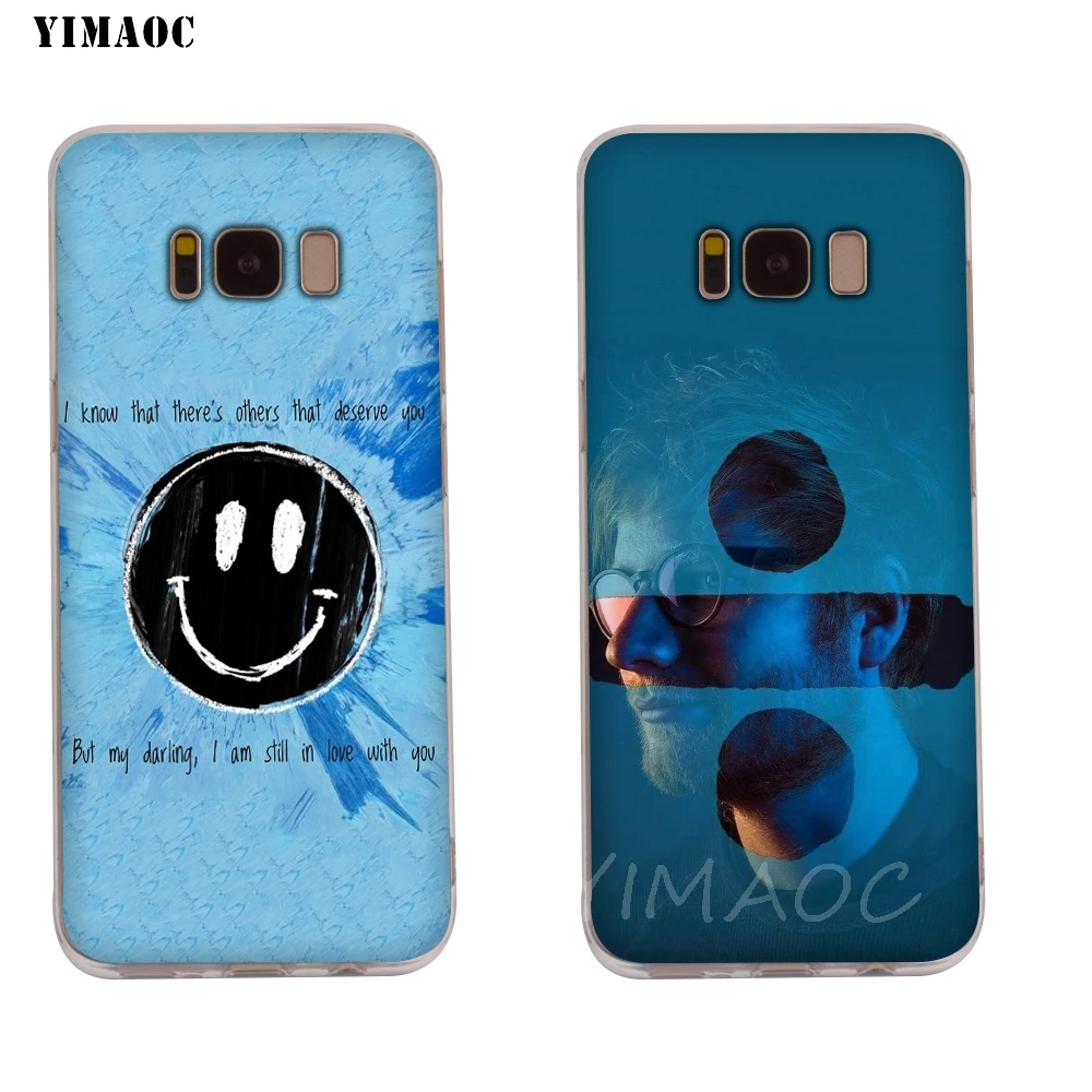 Мягкий чехол YIMAOC Ed Sheean из ТПУ для Galaxy j3 j5 j6 j7 A5 2016 2017 A6 A9 2018 Note 8 9 S7 edge S8 S9 S10 Plus S10e |
