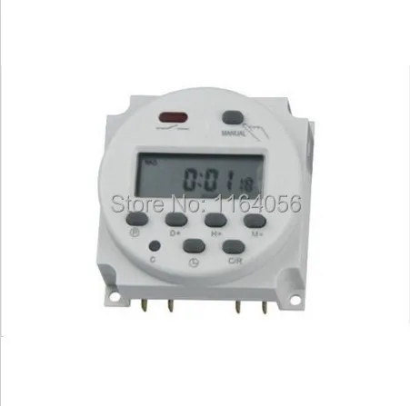 12 вольт 16 ампер ЖК цифровой дисплей программируемый таймер переключатель для