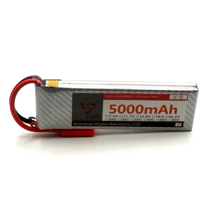 2s 7 4 v 5000mAh Lipo батарея RC автомобиль самолет Лодка литий-ионный полимерный