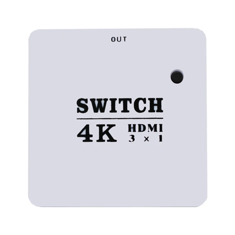 3x1 MINI HDMI Splitter 3 Port Hub Box Auto Switch 3 In 1 Out Switcher