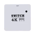 3x1 мини HDMI сплиттер 3 порта концентратор автоматический переключатель 3 в 1 выключатель