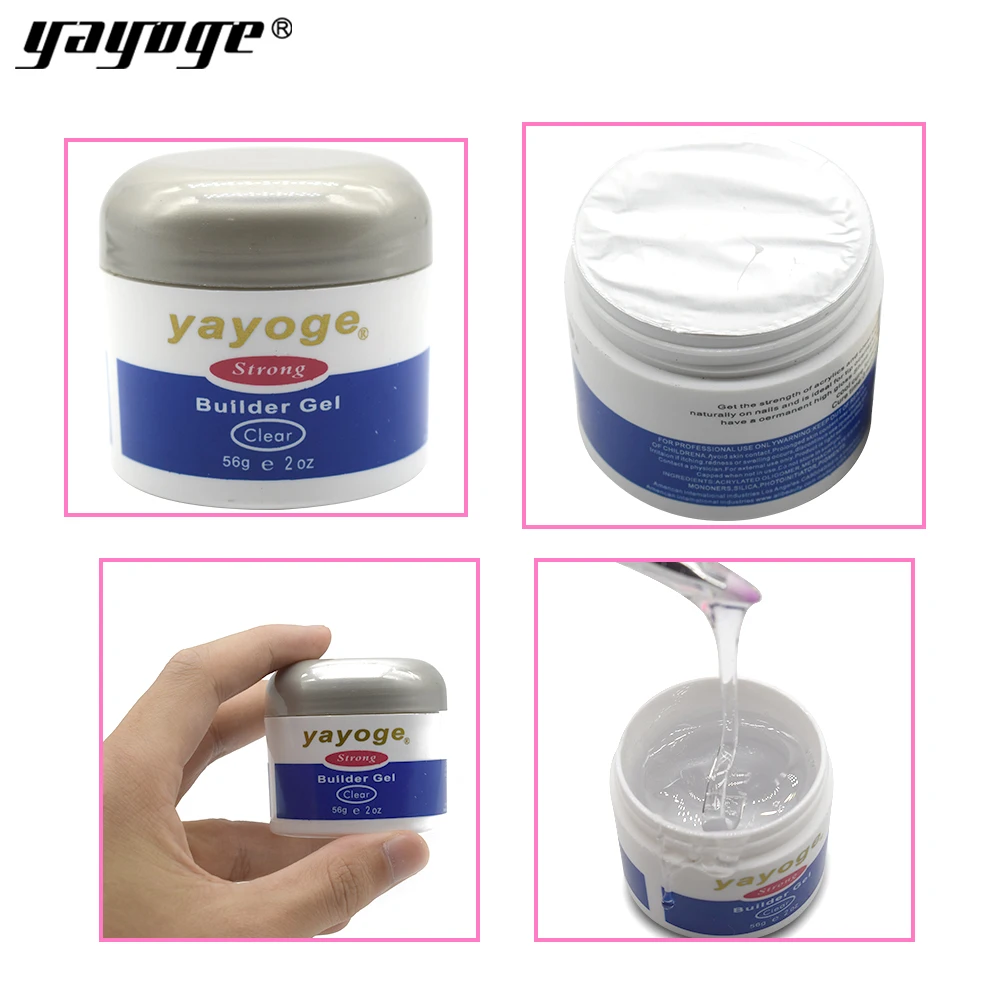 Yayoge UV LED builder художественный Гель лак для ногтей наборы лаков Кристальное желе