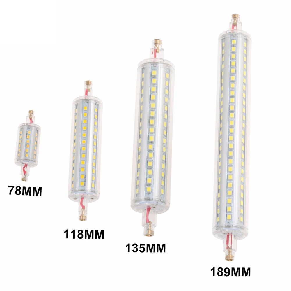 YWXLight R7S Светодиодная лампа Водонепроницаемая R7s LED 78 мм 118 135 189 2835 SMD прожектор Ampoule