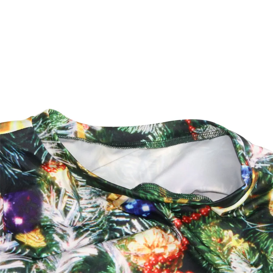 Женское платье с длинными рукавами VOGRACE Осеннее элегантное принтом в виде