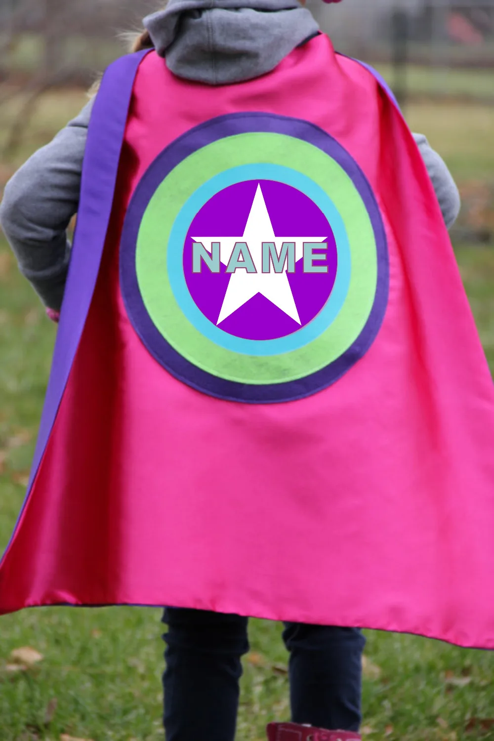 FULL NAME - Custom Boy birthday present - Personalized Superhero Cape - Any name - Lots of colors - Superhero party