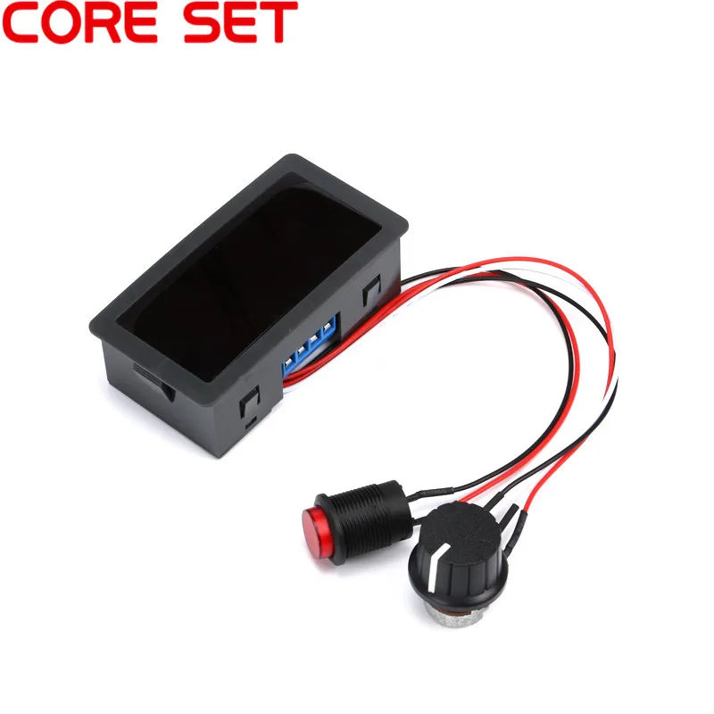 DC 6 V-30 V 8A 16kHz Регулируемый ШИМ регулятор скорости двигателя, цифровой светодиодный дисплей, управление двигателем постоянного тока, CV переключатель регулятора 12V 24V