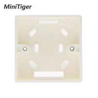 minitiger external mounting box 86mm86mm34mm for 86mm standard touch switch and socket apply for any position of wall surface