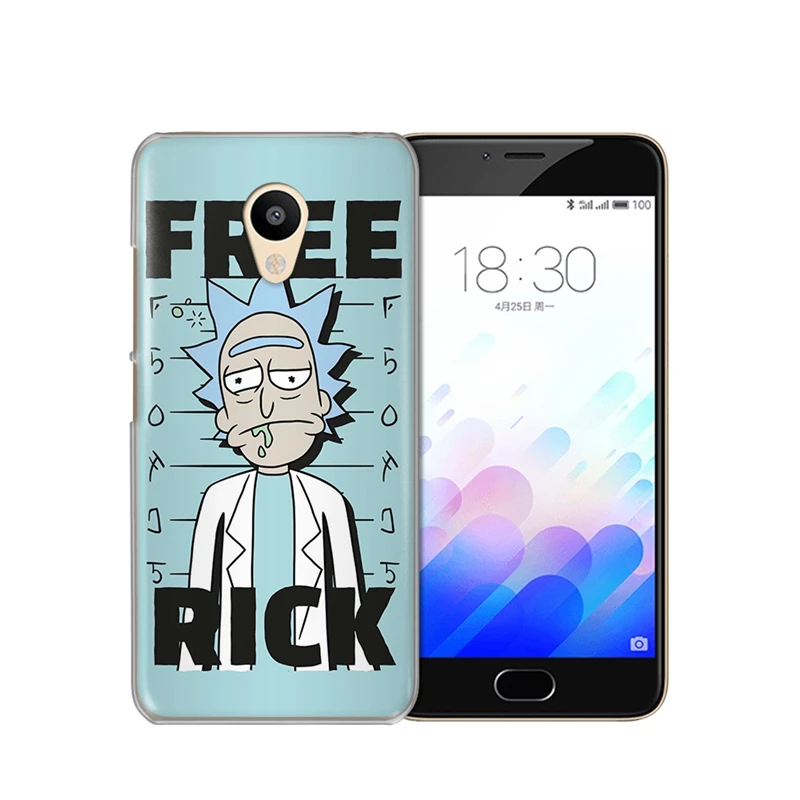 Luxury Rick And Morty Phone Case Cover For Meizu M3S M3 Note M5 M5S M5C M6 U10 U20 Pro 6 16th Soft TPU Silicone Shell capa |