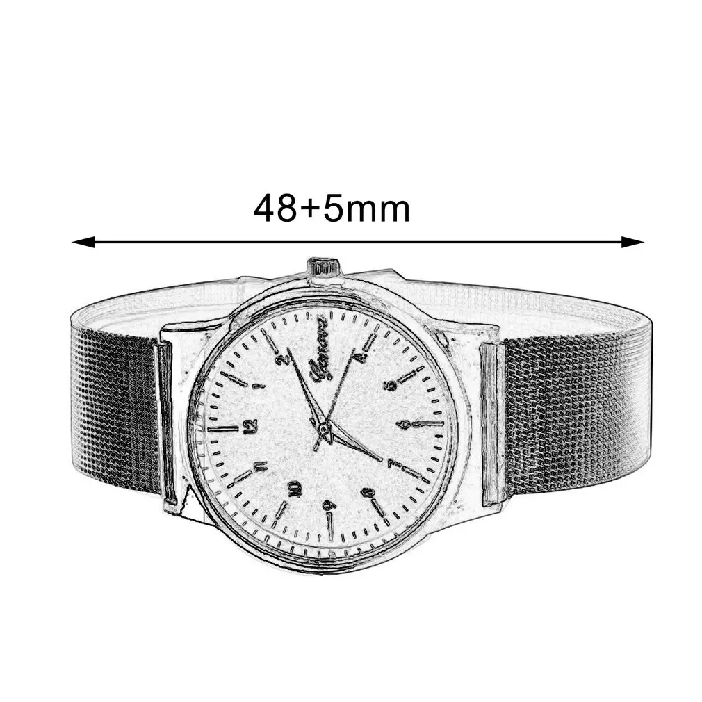 Модные повседневные мужские уличные военные часы Роскошный Круглый циферблат