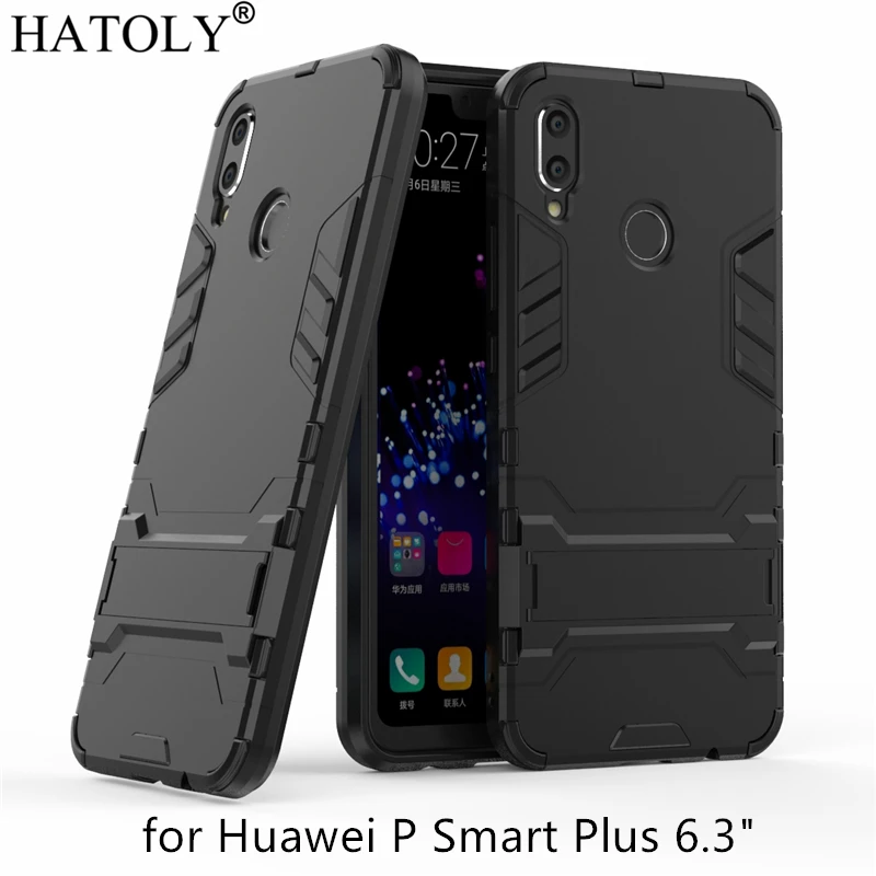Защитный чехол HATOLY для huawei P Smart Plus из силиконовой резины 6 3 дюйма | Мобильные