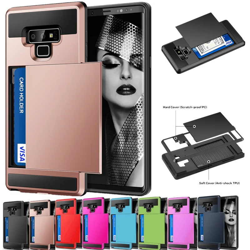 Чехол-бумажник со слотом для кредитных карт чехол телефона Samsung Galaxy S5 S6 S7 Edge S8 S9 S10