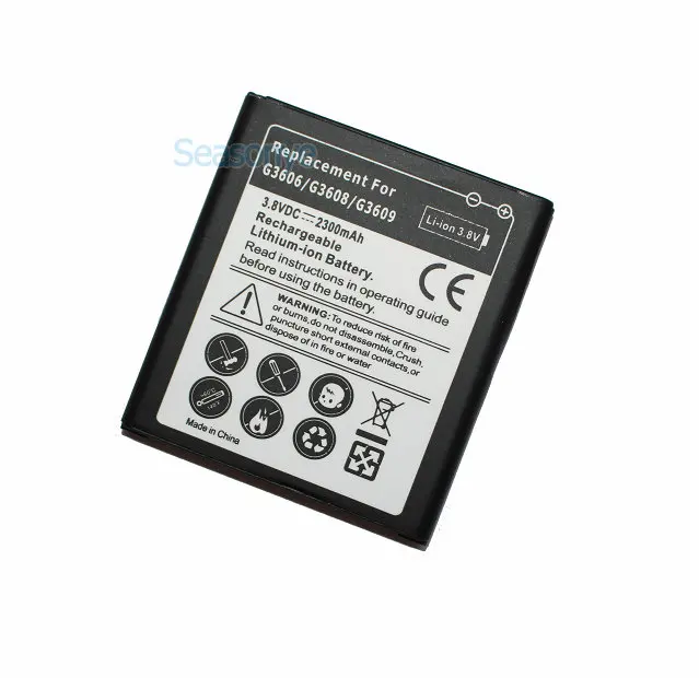 Seasonye 2300mAh EB BG360CBC сменный литий ионный аккумулятор для Samsung Galaxy Core Prime G360 G3608 G3606 G3609 +